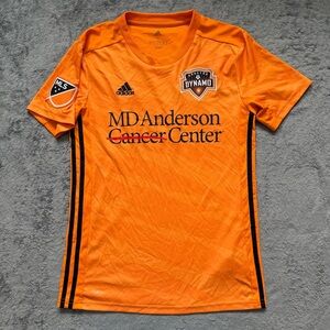 Men’s Small Adidas Houston Dynamo Football Club Soccer 2019 Home Soccer Jersey